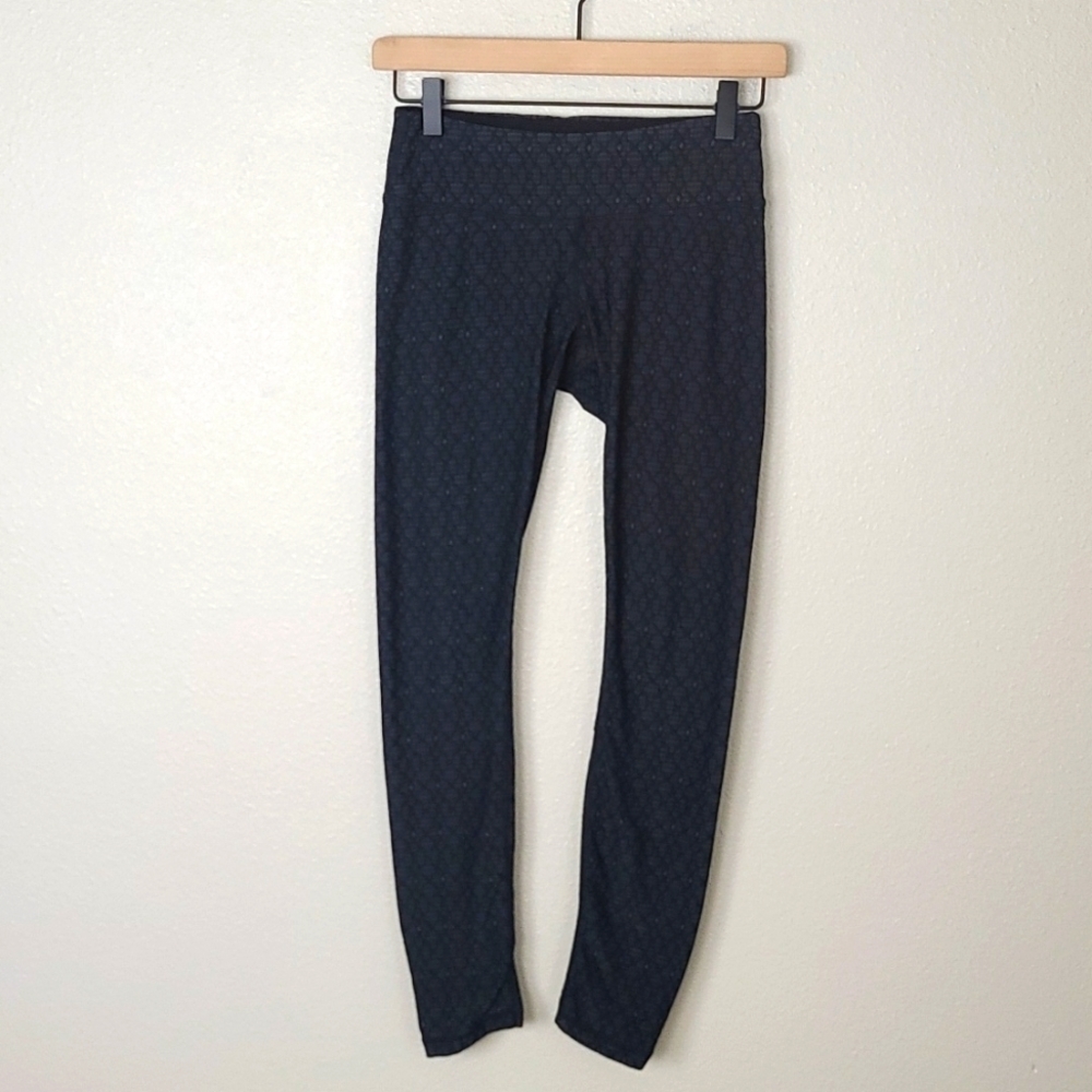Prana Misty Jacquard Yoga Ankle Leggings